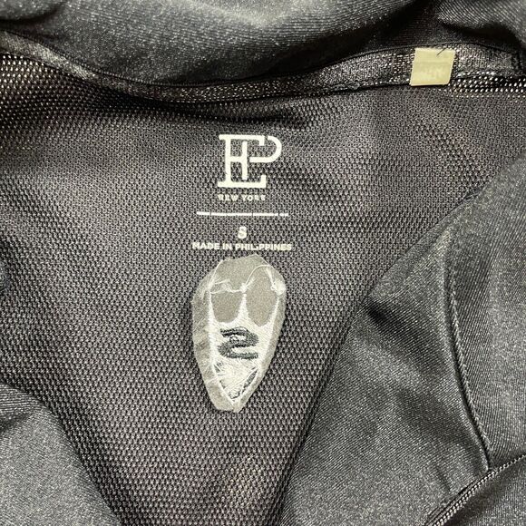 EP Pro Black White Small 1/4 Zip Polo Sleeveless Polyester Tennis Golf *READ* - Picture 3 of 6